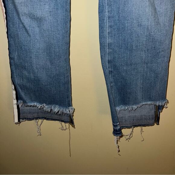 MCGUIRE ANTHROPOLOGIE distressed raw hem cuff jeans 28 - Picture 4 of 5